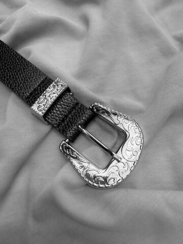 Erkek İnce Kemer Ucu Demirli Old Money L