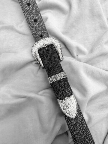 Erkek İnce Kemer Ucu Demirli Old Money L