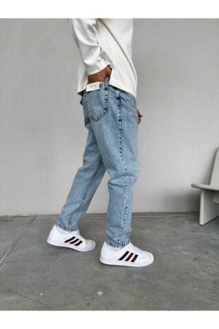 Erkek Rahat Kalıp Boyfriend Kot Pantolon Kar Yıkama - 33