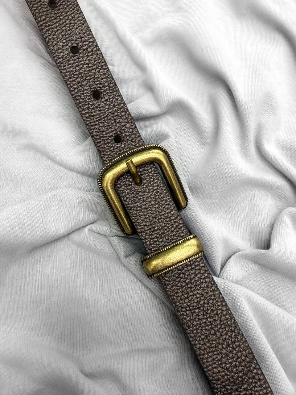 Erkek Old Money Kahve Demir Kemer L