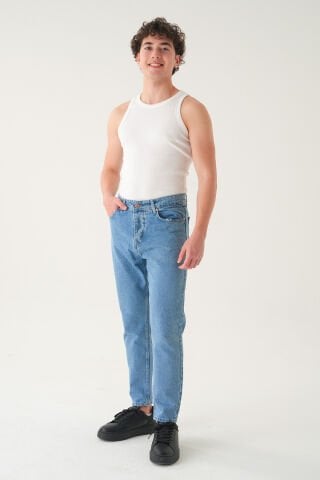 Normal Bel Boyfriend Jean | Bol Kesim Erkek Kot Pantolon