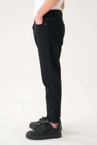 Normal Bel Boyfriend Jean | Bol Kesim Erkek Kot Pantolon Siyah 2 - 29