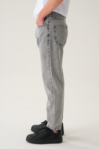 Normal Bel Boyfriend Jean | Bol Kesim Erkek Kot Pantolon Gri - 29