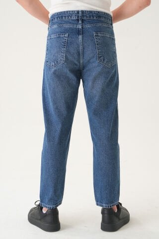 Normal Bel Detaylı Boyfriend Jean | Bol Kesim Erkek Kot Pantolon 36