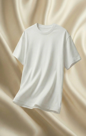 Beyaz Premium Oversize Basic T-shirt Gambocci Essential