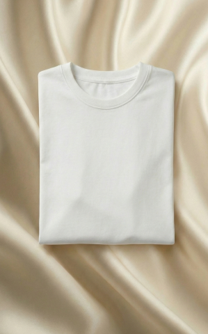 Beyaz Premium Oversize Basic T-shirt Gambocci Essential