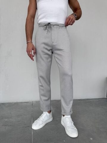 Erkek Slim Fit Yeni Sezon Kumaş Pantolon L