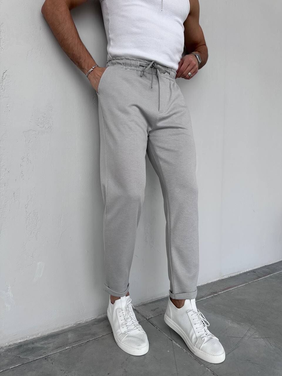 Erkek Slim Fit Yeni Sezon Kumaş Pantolon