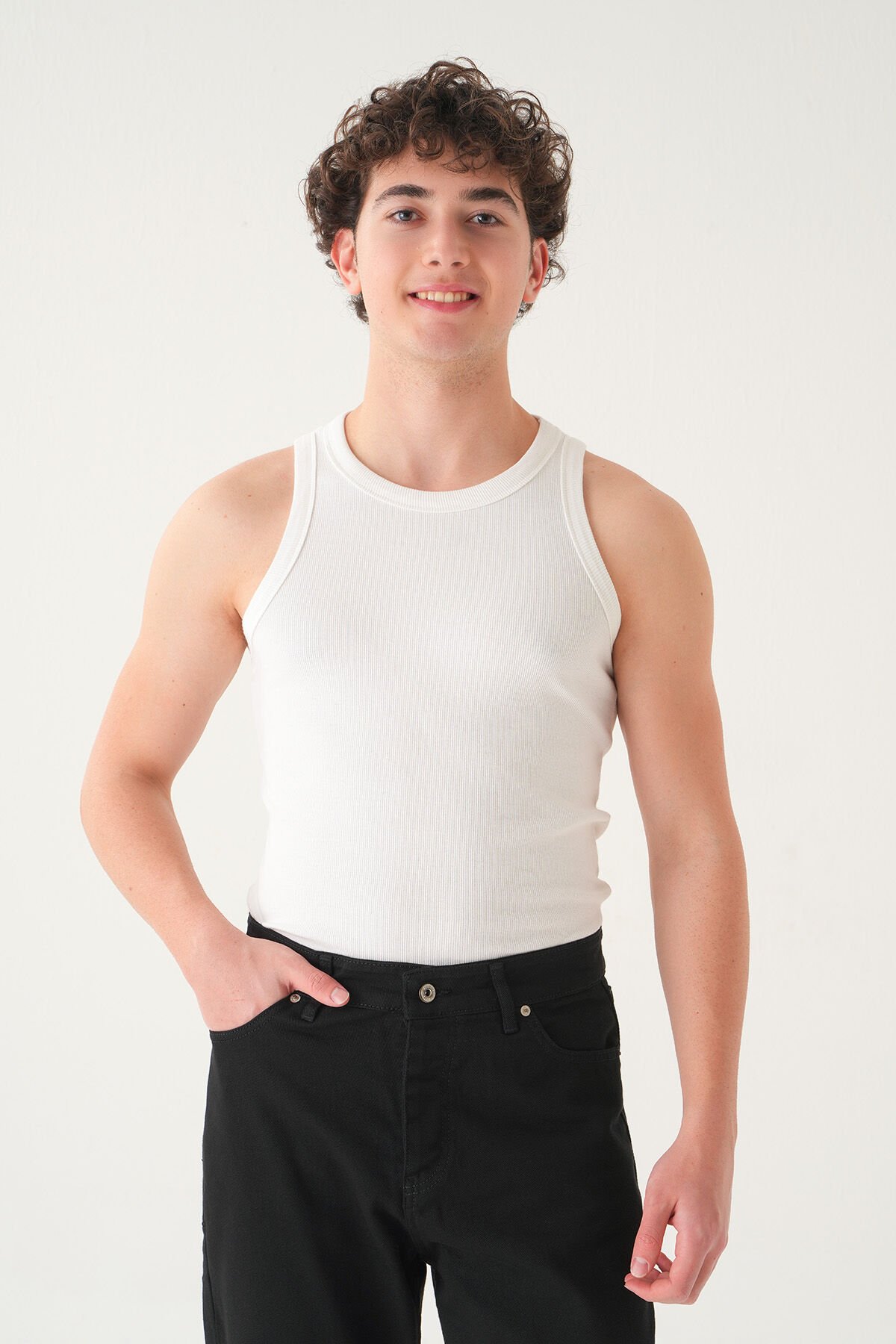 Slim Fit Atlet | Triko Kumaş T-shirt  Erkek