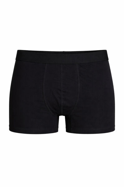 Erkek %95 Pamuklu Basic Düz Boxer 5'li Si̇yah - 2XL