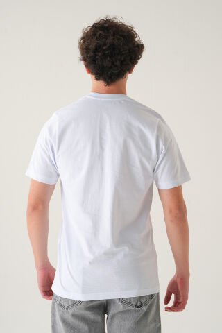 Regular Fit T-shirt | Basic Erkek Beyaz - S