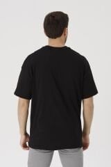 Oversize Unisex Siyah Basic T-shirt Siyah - S