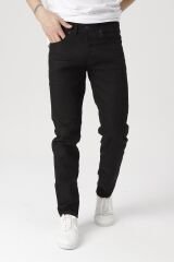 Erkek Normal Kalıp Siyah Kot Pantolon Siyah - 38/32