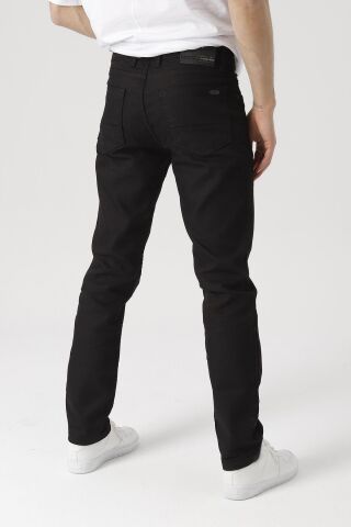 Erkek Normal Kalıp Siyah Kot Pantolon Siyah - 40/32